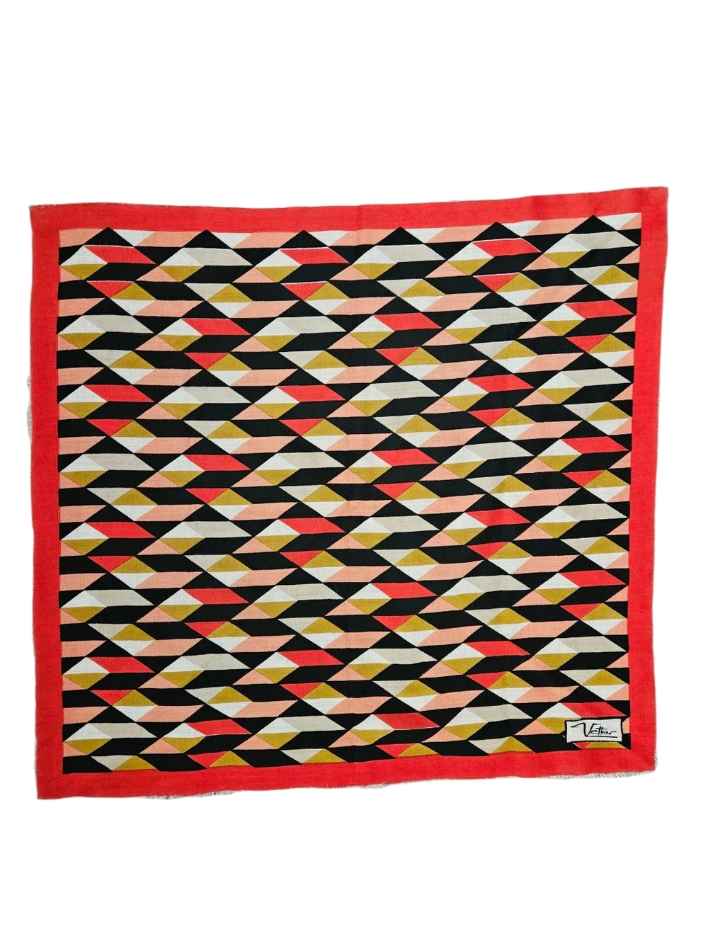 VETTER Swiss Designer Geometric Scarf | SZ 25"